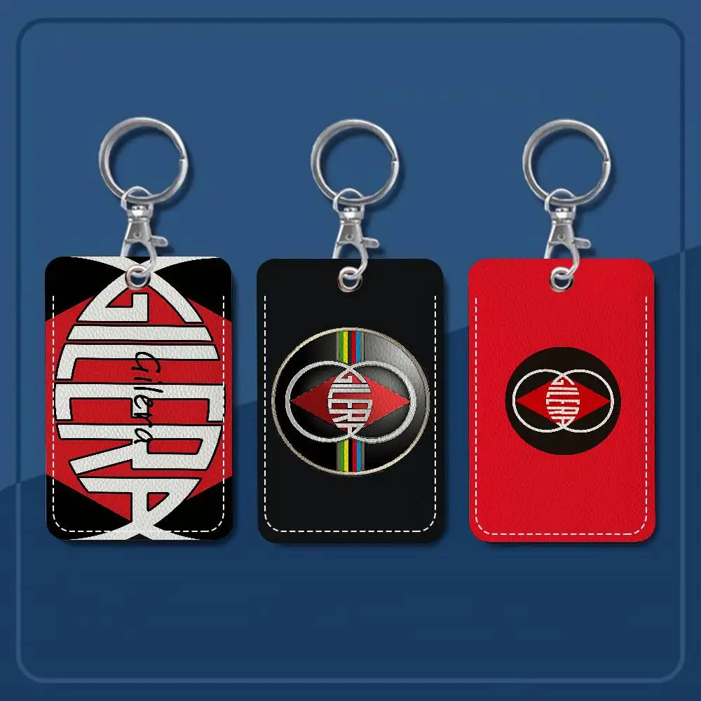 

Кожаный чехол-картхолдер Gilera Furry Rectangle для ID-карт и пропусков с брелоком и кольцом для ключей