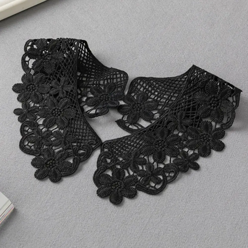 Hand-sewn Lace Neckline Embroidered Lace Collar for Diy Sewing Halloween Cosplay Hollow Out Fabric Trim for Women for Women