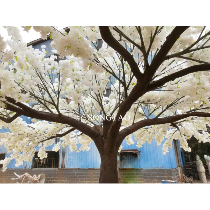 custom.songtao Factory supply Customized Size large Sakura tree artificial wedding decorative cherry blossom flowers trees