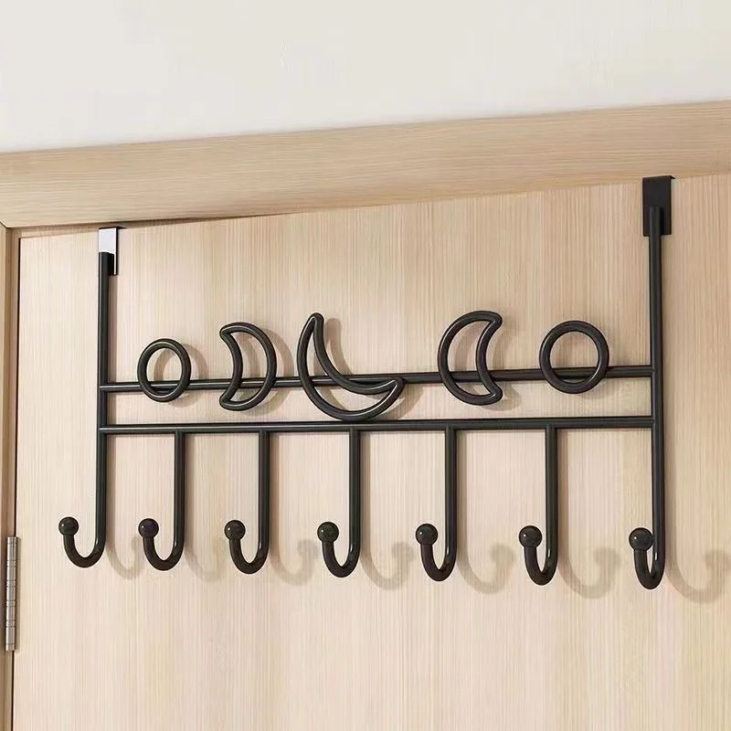 Non-perforated Door, Rear Hook Storage Rack, Bathroom Door, Towel Storage Rack, Door Back Hanging Clothes, Coat Hook