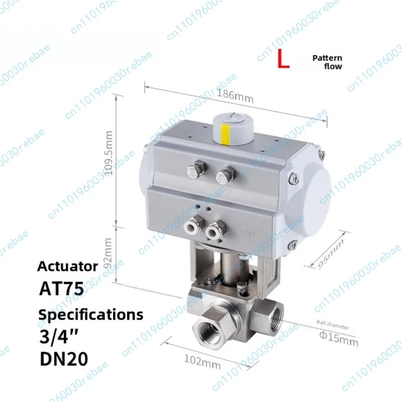 Accessory q6145f-320p pneumatic stainless steel 304316l wire buckle welded ultra-high pressure l-type three-way ball valve