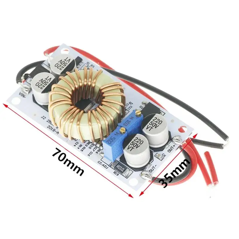 Convertitore boost DC-DC da 250 W/600 W Alimentatore mobile a corrente costante 10A 250 W 600 W Modulo step up driver LED