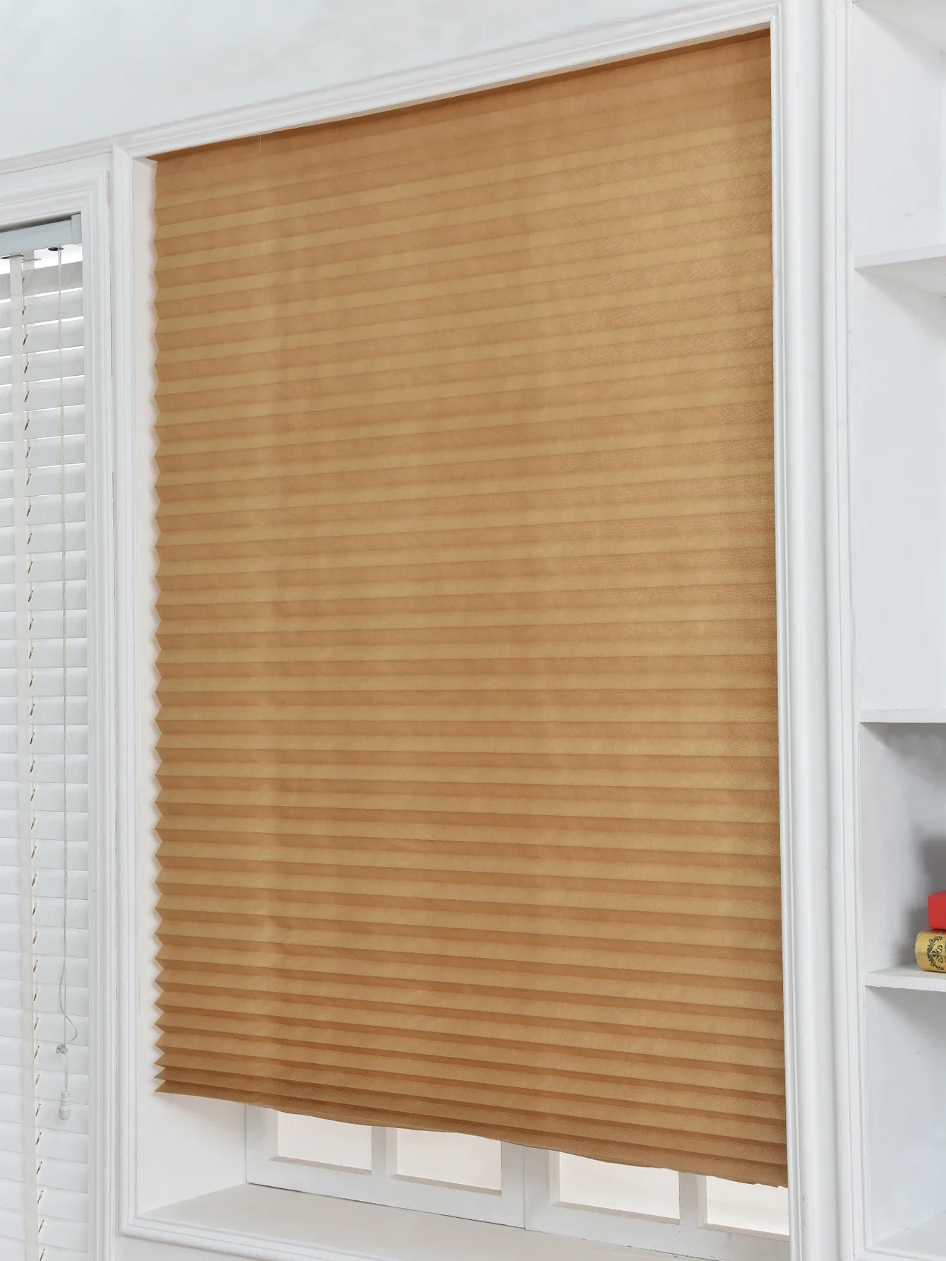 Zebra Window Blinds Room Darkening Shade Curtain Roll Up and Pull Curtain For Window French Door Shades For Kitchen Bathroom