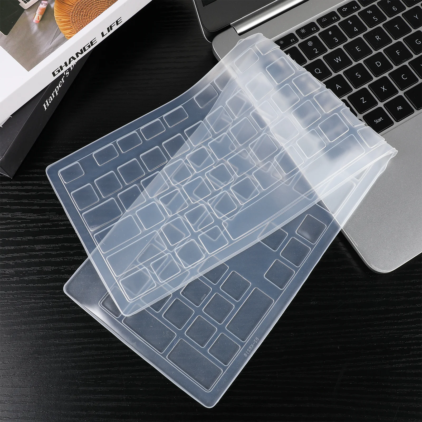 

Silicone Keyboard For Waterproof Dust-Proof Simple Keyboard Protector Clear Thin Film Cover Reusable Laptop Accessory