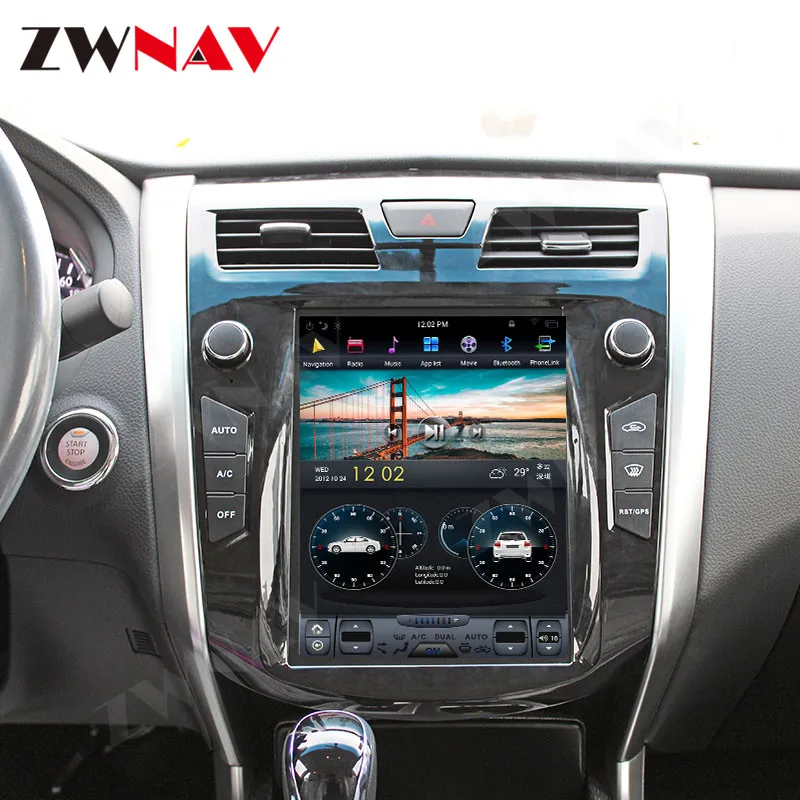 Qualcomm Tesla Screen Android 11 samochodowy odtwarzacz multimedialny dla Nissan Teana Altima 2013 2014 2015 2016 2017 Radio Stereo GPS