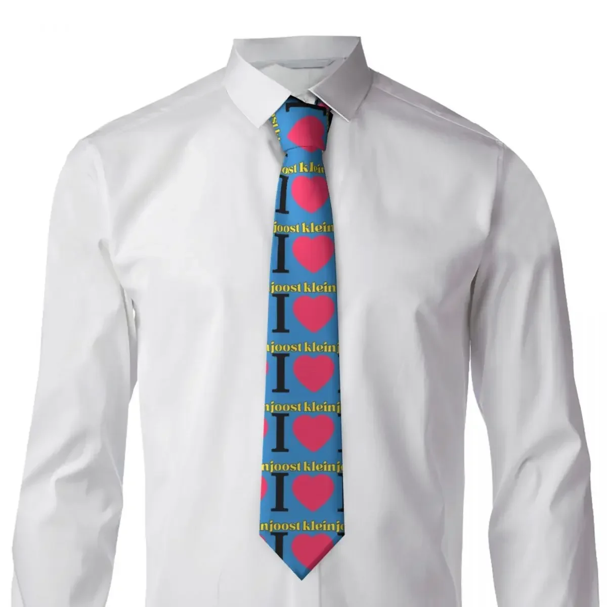 

Mens Tie I Heart Joost Klein Neck Ties Cool Fashion Collar Tie Graphic Wedding Great Quality Necktie Accessories