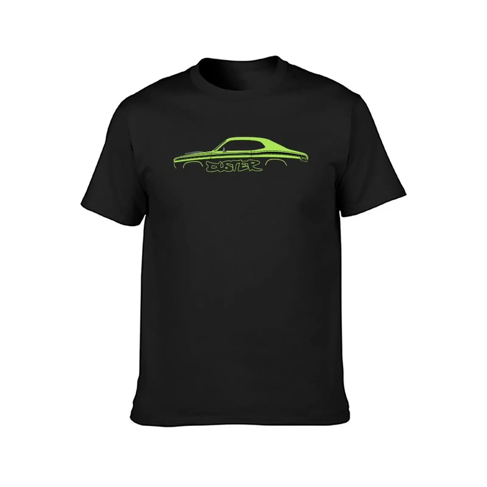 Muscle Car silhouette -340 lime green T-Shirt cotton graphic tees luxury t-shirt mens big and tall t shirts