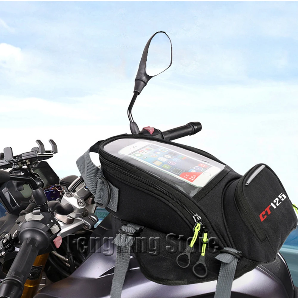 For Honda Hunter Cub CT125 CT 125 ct125 Motorcycle Fuel Tank Bag Touchable Navigation Magnet bag Motorbike Dust Bag