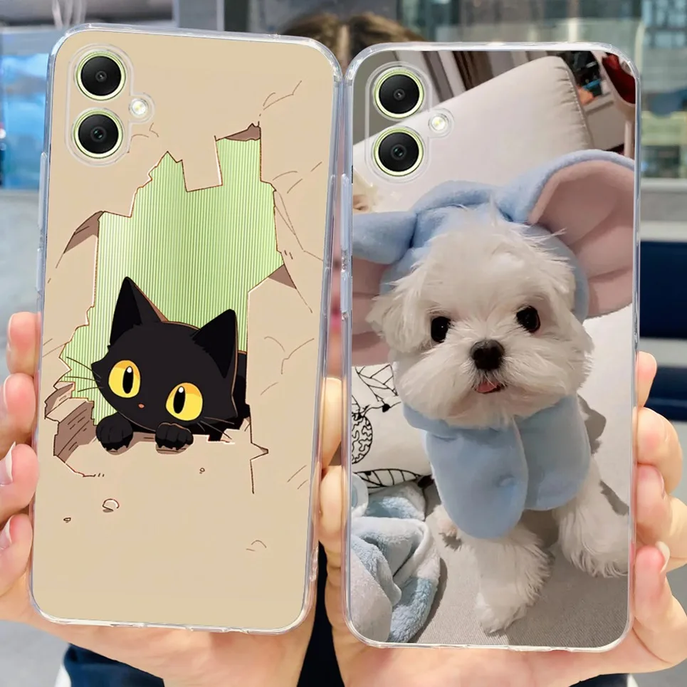 For Samsung Galaxy A05 A05s Case Samsung F14 4G M14 4G Back Cover Cartoon Dragon Cool Fashion Soft TPU Silicone Transparent Etui