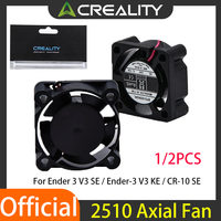 Creality 2510 Axial Fan for CR-10 SE/ Ender3 V3 SE/ Ender-3V3 KE 3D Printer Hotend 2510 Cooling Fan 24V DC 0.1A 3D Pritner Parts
