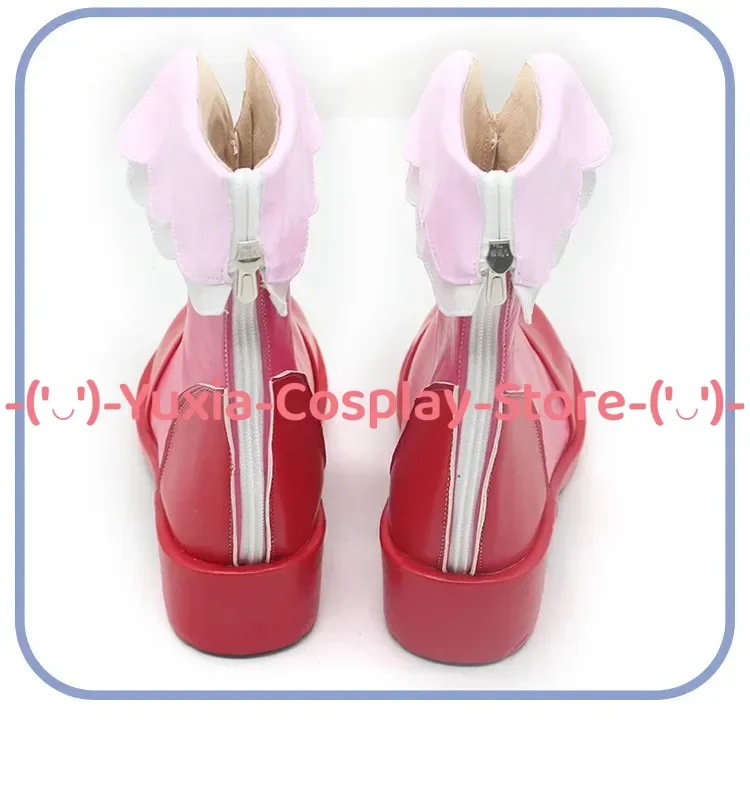 Yuxiacosplay! Twin Princesses Fine Cosplay Shoes Anime Game Character Prop PU Leather Boots Halloween Carnival Party Costume