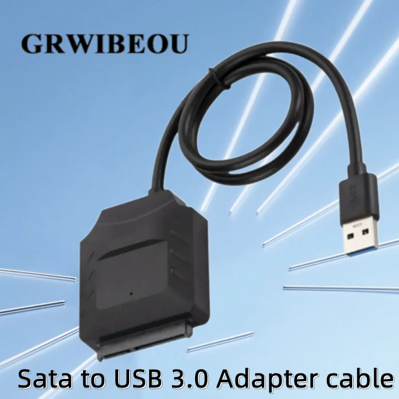 

Grwibeou Sata to USB 3.0 Adapter Cable Converter for 2.5/3.5 Inch External HDD SSD Hard Drive Data Transfer PC Laptop Computer