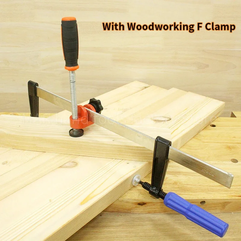 Morsetto per bordi per la lavorazione del legno Morsetto rapido stile F con vite a mandrino singolo per progetti di produzione di mobili per armadi Strumento di fissaggio per carichi pesanti