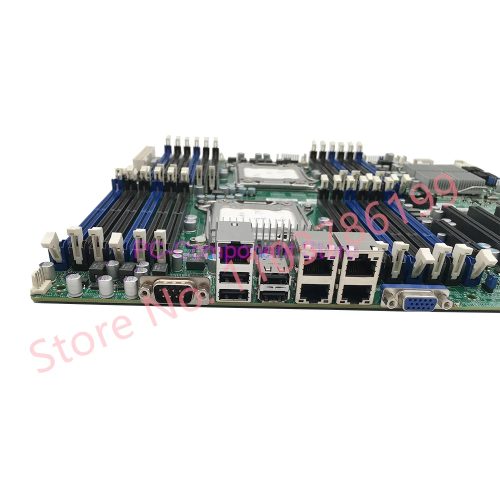 Server Dual-Way X79 Motherboard X9DRI-LN4F+ Supports V2 CPU C602 Chip 2011 Will Test Before Shipping X9DRI-LN4F+