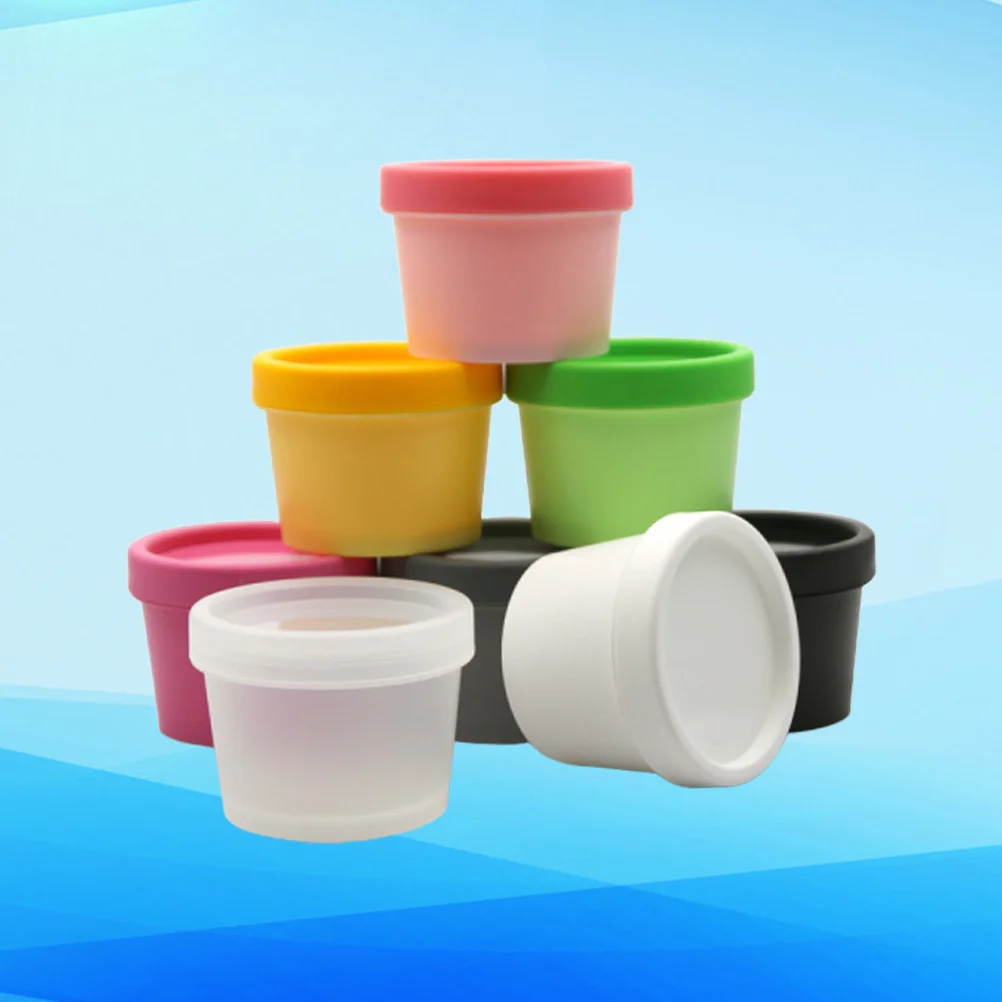 8 pièces bricolage argile colorée pâte à modeler Super légère argile créative éducative décompression amusant enfants artisanat Ramen boue