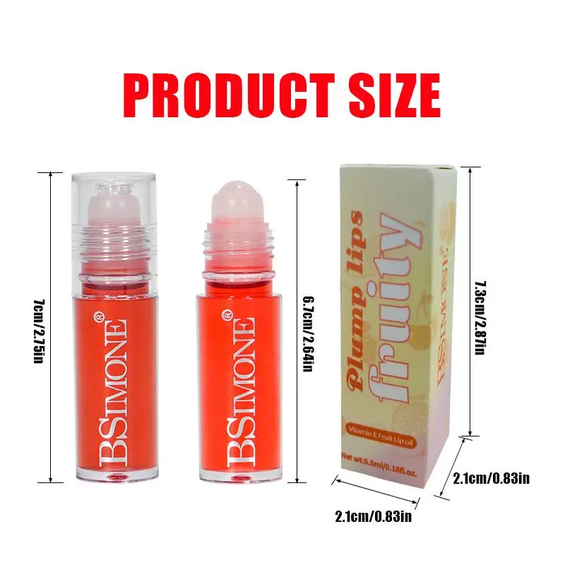 1Pc BSIMONE Makeup Gloss Beauty Lip Oil Tinted Lips Moisturizer Jelly Lipstick Bright Oil Moisturizing Balm Fuller Lip Effect