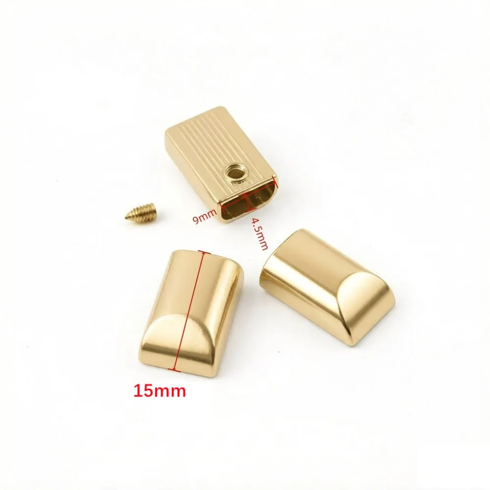 5-100 Pieces Metal Zipper Stopper Zipper Tail Clip Stop Tail Plug Head With Screw Diy Bag Clothes Sewing Leather Hardware Craft