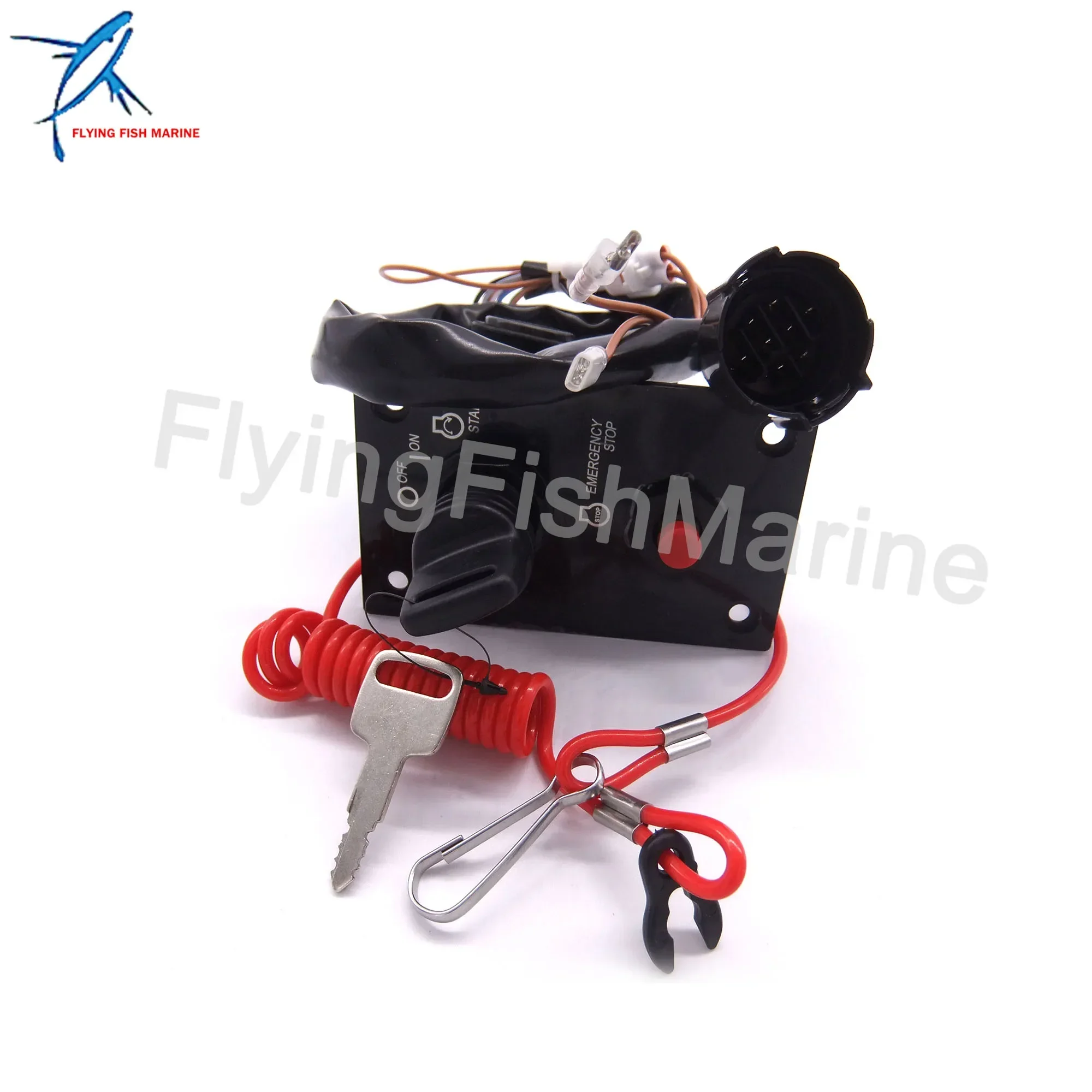 Outboard Motor 37100-96J24 37100-96J25 Single Ignition Key Switch Panel for Suzuki Boat Engine