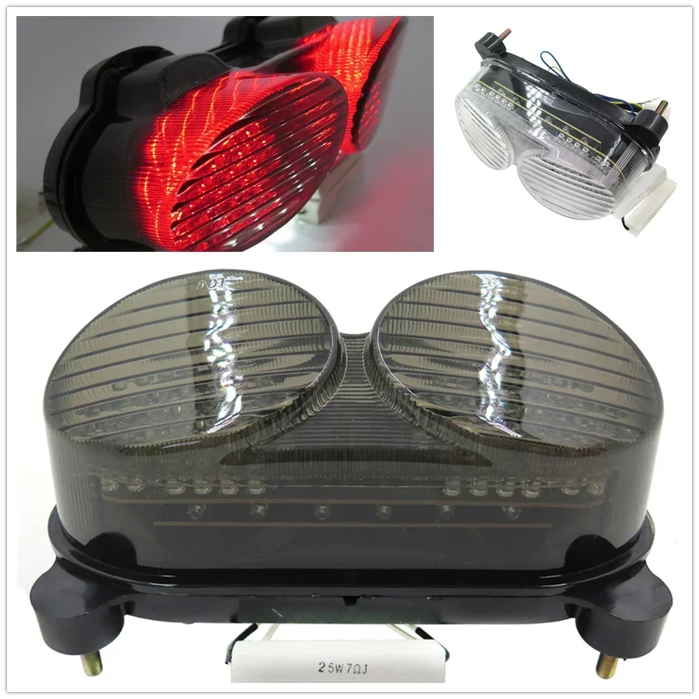 

LED Lens Tail Light for Kawasaki Ninja ZX-6R 2000-2002 ZX-9R 1998-2005 ZZR600 2005-2008 Aftermarket Motorcycle Parts