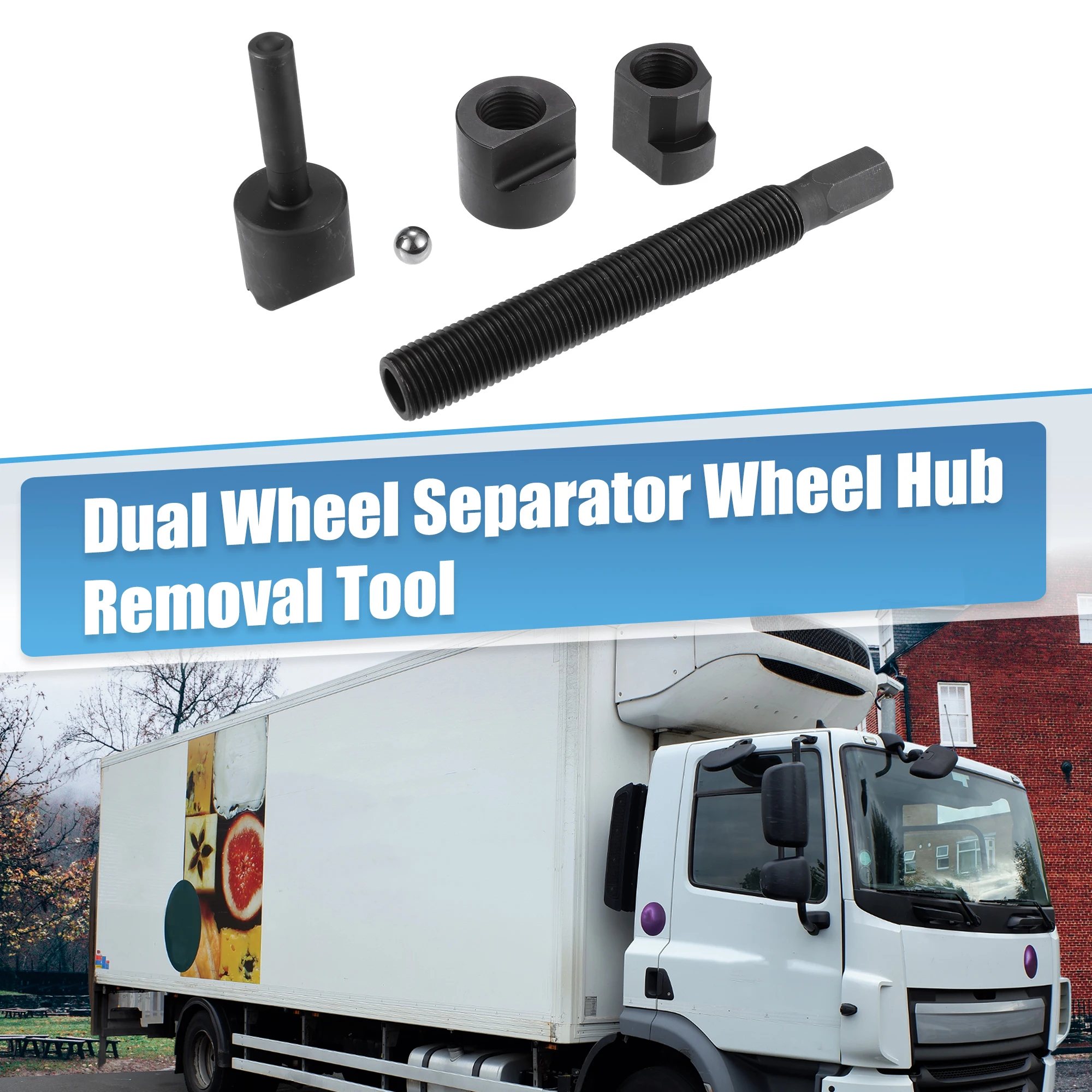 X Autohaux 1 Set Universal Dual Wheel Separator Quickly Remove Stuck or Locked Dual Steel Wheels