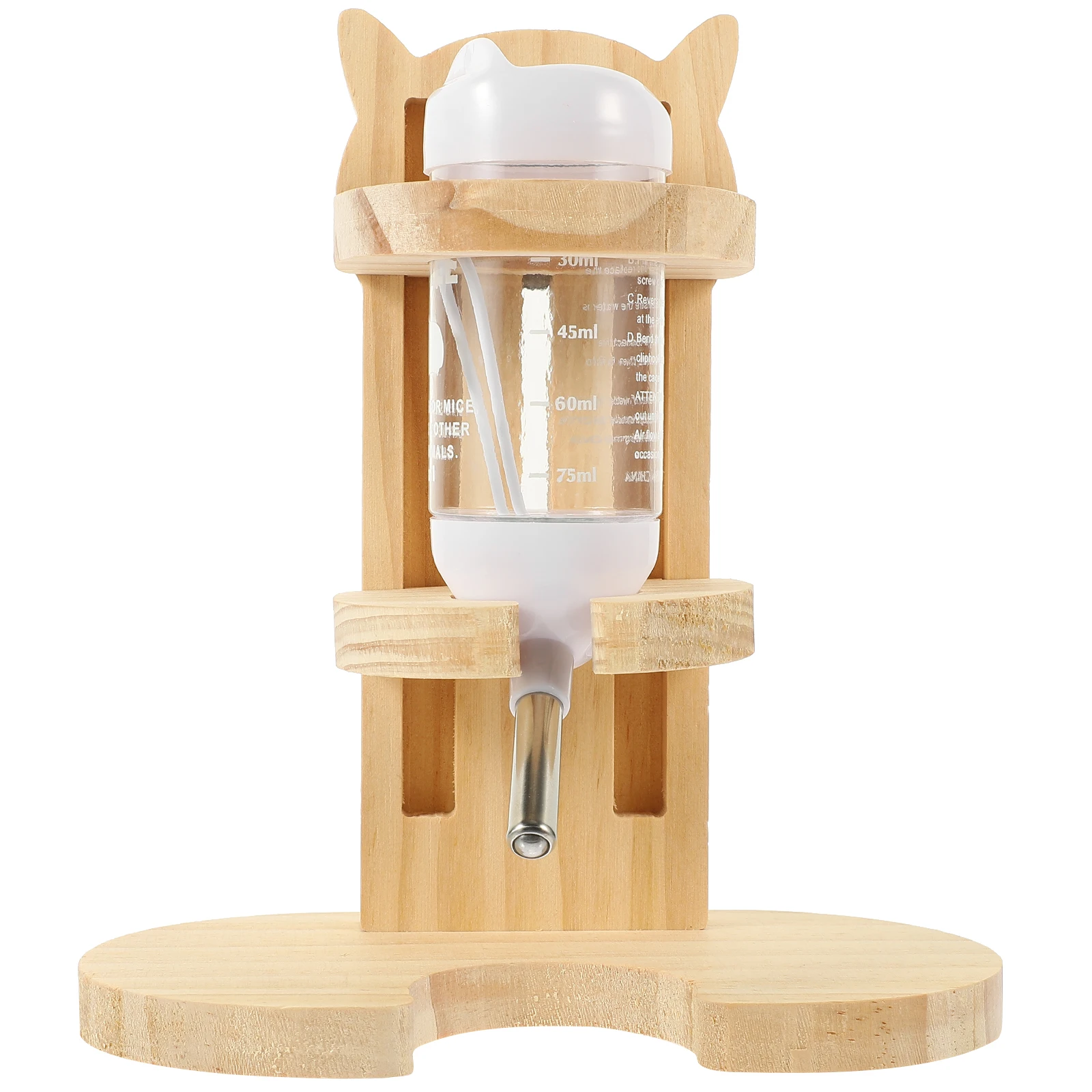 

Hamster Water Bottle with Stand Small Pet Dispenser Leakage Proof Transparent Design Easy Observation Practical Supplies Durable