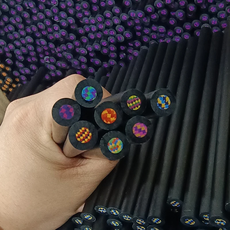 1Pc 8 Colors Concentric Gradient Rainbow Pencils Colored Pencils  Stationery Art Drawing Coloring Sketching Random