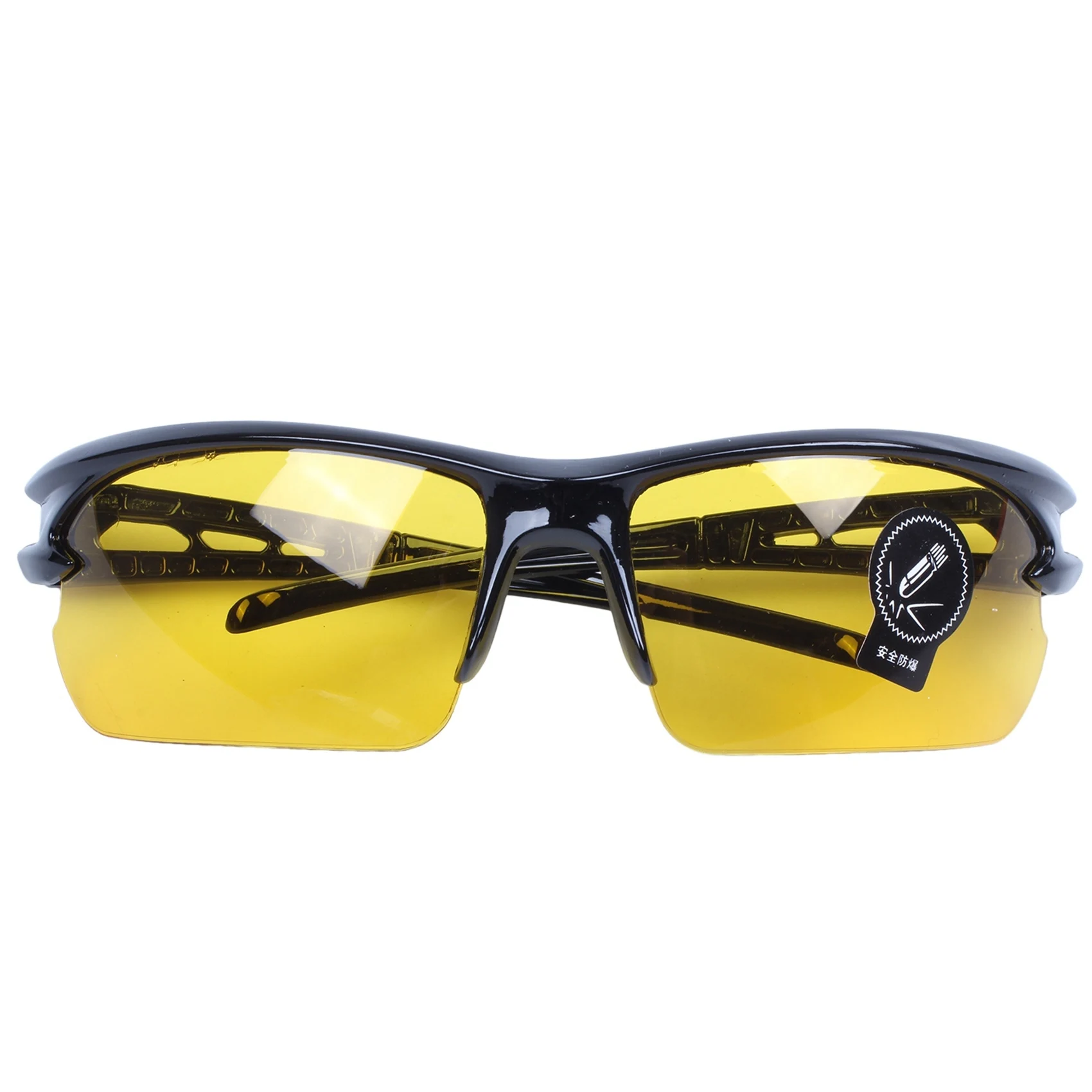 N87R black frame yellow Night Vision sheet outdoor Cycling Sunglasses