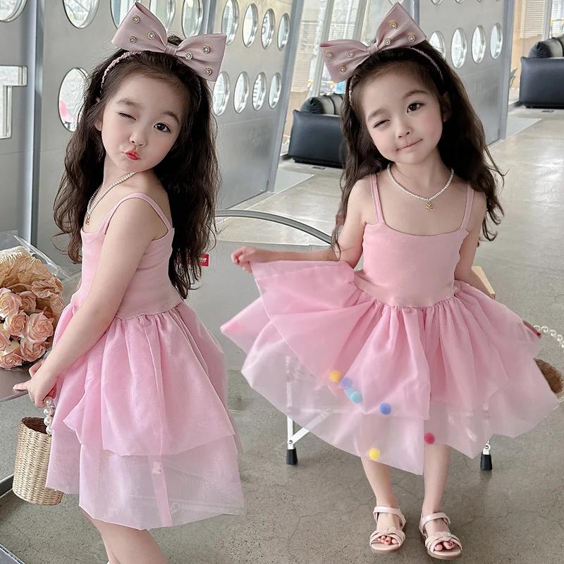 

Fashion Baby Girls Dress Sweetheart Classic A-Line Dress Child Summer Sleeveless Dresses Toddler Girls Casual Outfit Size 2-9Y