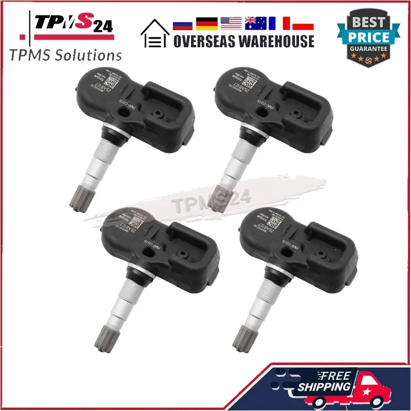 4PCS For Lexus Lc Ls Lx Rx Toyota Avalon Camry Rav4 Tacoma 315MHz PMV-C015 TPMS Tire Pressure Sensor 42607-06030 42607-48010