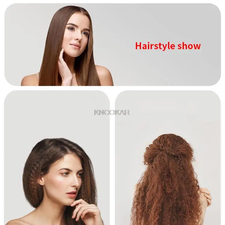 Professioneller Haarglätter, flacher Lockenstab, Keramik, Turmalin, Temperaturregelung, Haarwellen, Platte, Lockenwickler, Styling-Werkzeuge 33