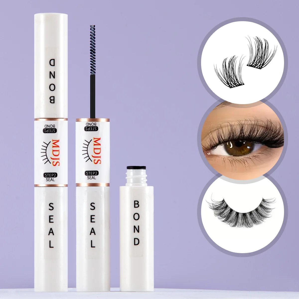 Gefälschter Mascara-Kleber, schnell trocknender, superklebriger, langlebiger Styling-Trocknungsdeckel, milder, nicht reizender Styling-Kleber