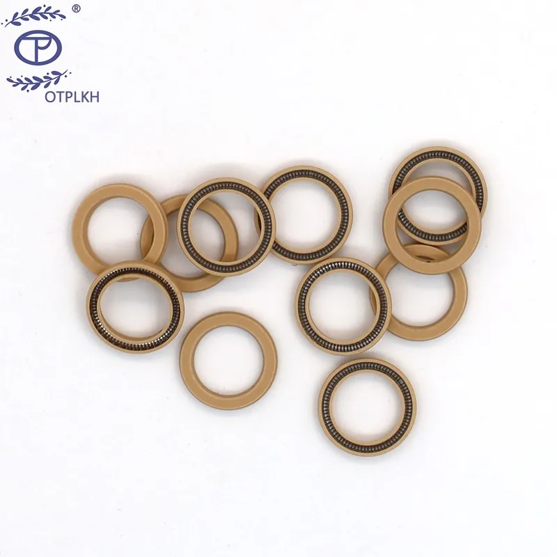 Spring Seal Rings for Shafts Ptfe Added Polyphenylene V Springs Polytetrafluoroethylene seals Non-Standard Parts customized