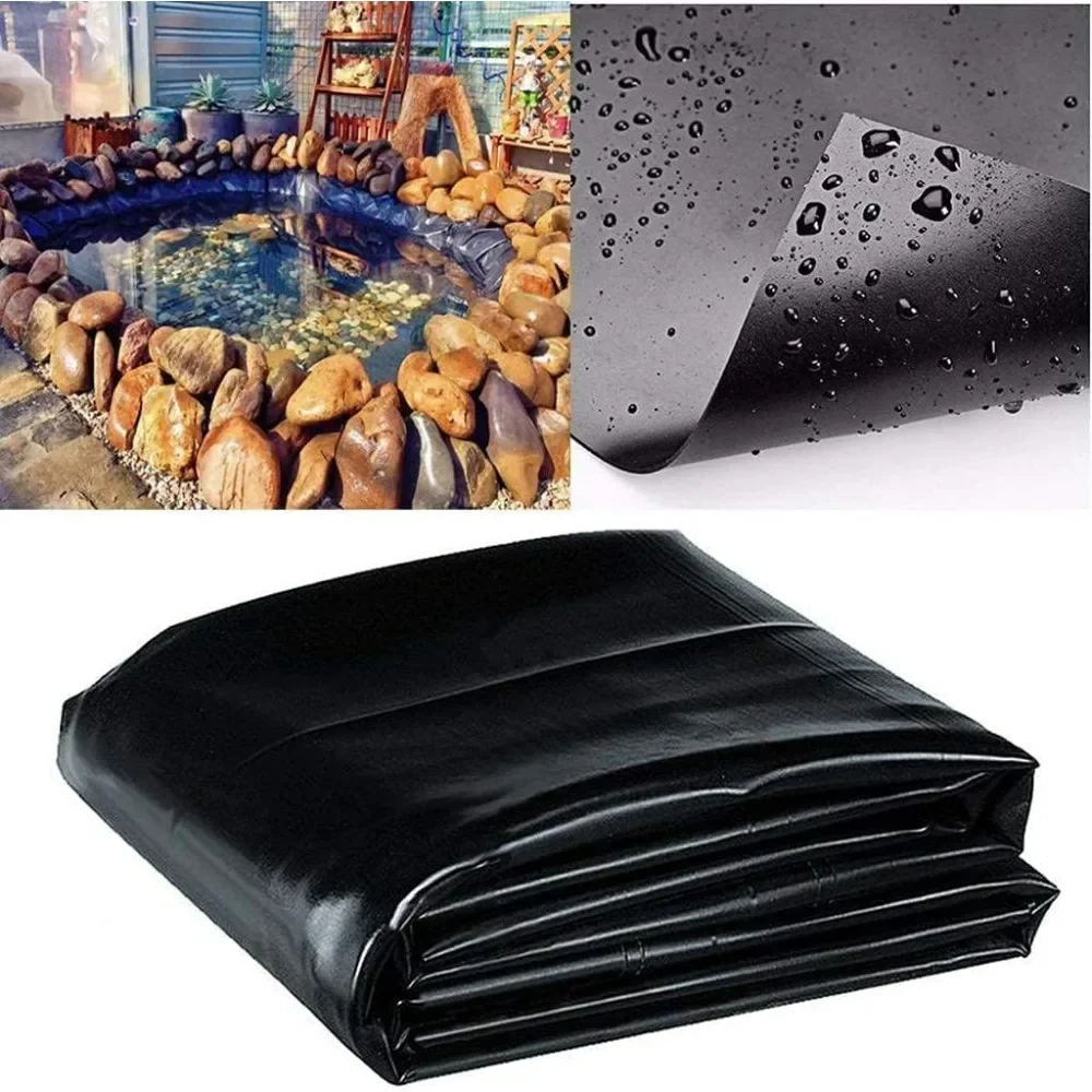 20x25 ft and 20 Mil Thickness Pond Liner, Pliable & Durable LLDEP Material A Liner for Fish or koi Pond, Waterfall Base Fountain