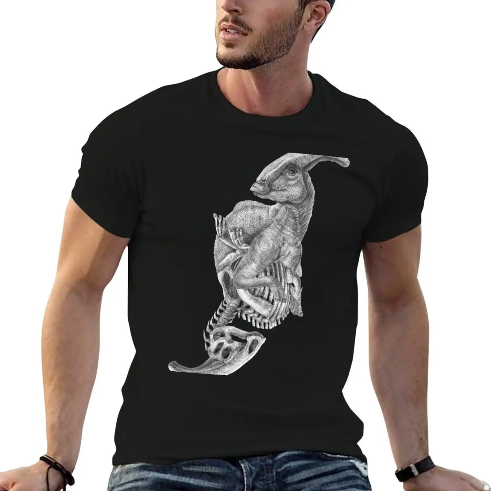 Parasaurolophus T-Shirt oversized t shirt vintage clothes mens funny t shirts