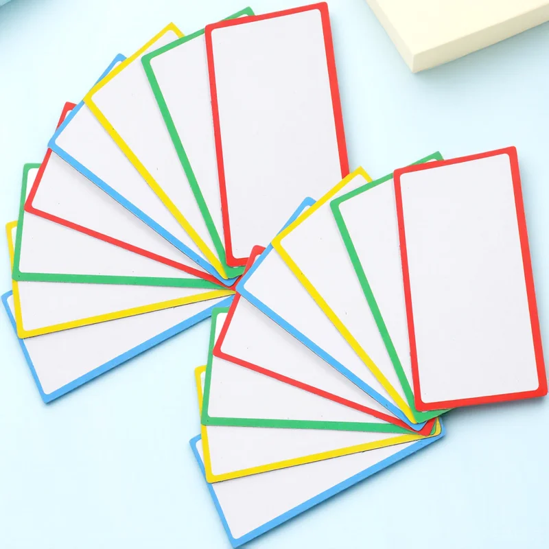 

36Pcs Magnetic Name Tags Dry Erase Reusable Writable Labels for Whiteboard Fridge Classroom Office Organization