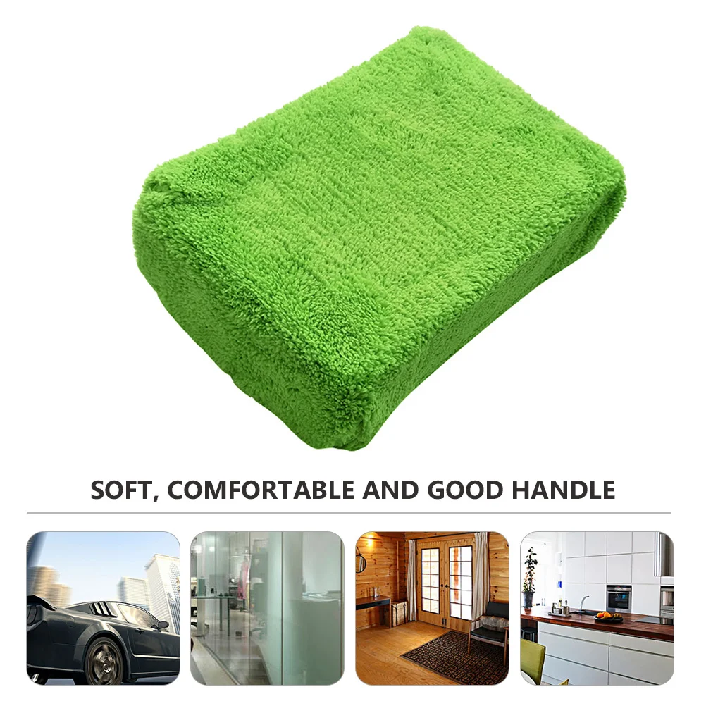 2 Pcs Car Wash Sponge Non- Scratch Large Cleaning Pad Absorb Water Foam Cleaner