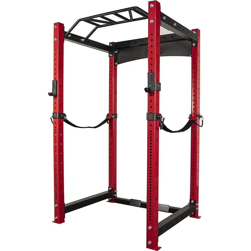 Gym machines fitness equipment New Products training rack  short home gym j hook power rack cage 3x3 power rack