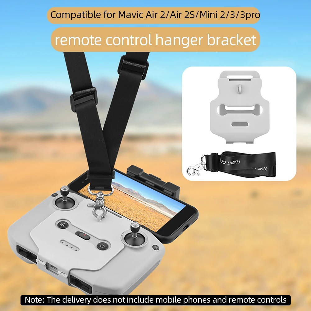 Drone RC Neck Lanyard Strap With Adjustable Buckles Fixed Cover Compatible For DJI Mavic 3 AIR 3 MINI 2 3 Pro RC-N1 RC-N2