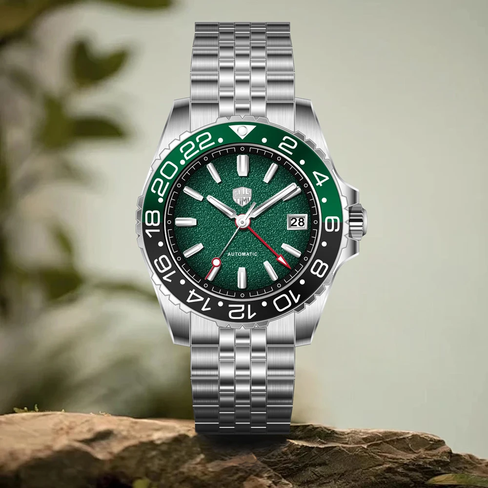 

Men's watches 2025 new luxury mechanical watches men's Rollstimi Sapphire Glass NH34 movement waterproof luminous men's watches