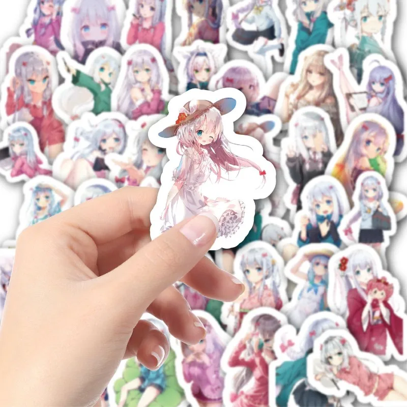 50pcs Cartoon Personality ‌Izumi Sagiri Creative Graffiti Decorative Stickers