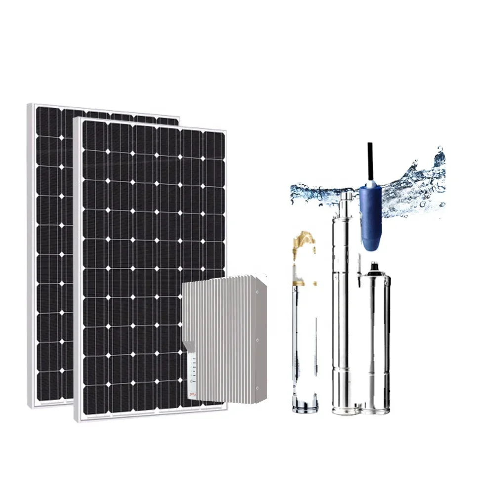 

JNTECH 550W 750W 1500W 2200W 3700W 4000W MPPT solar water pump price system for drip sprinkler irrigation