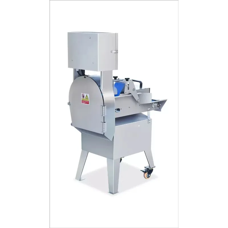 Commercial Vegetable Processor, Dual Head Fruit Slicer with Changeable Blades, Heavy Chopper for Hotel Kitchen