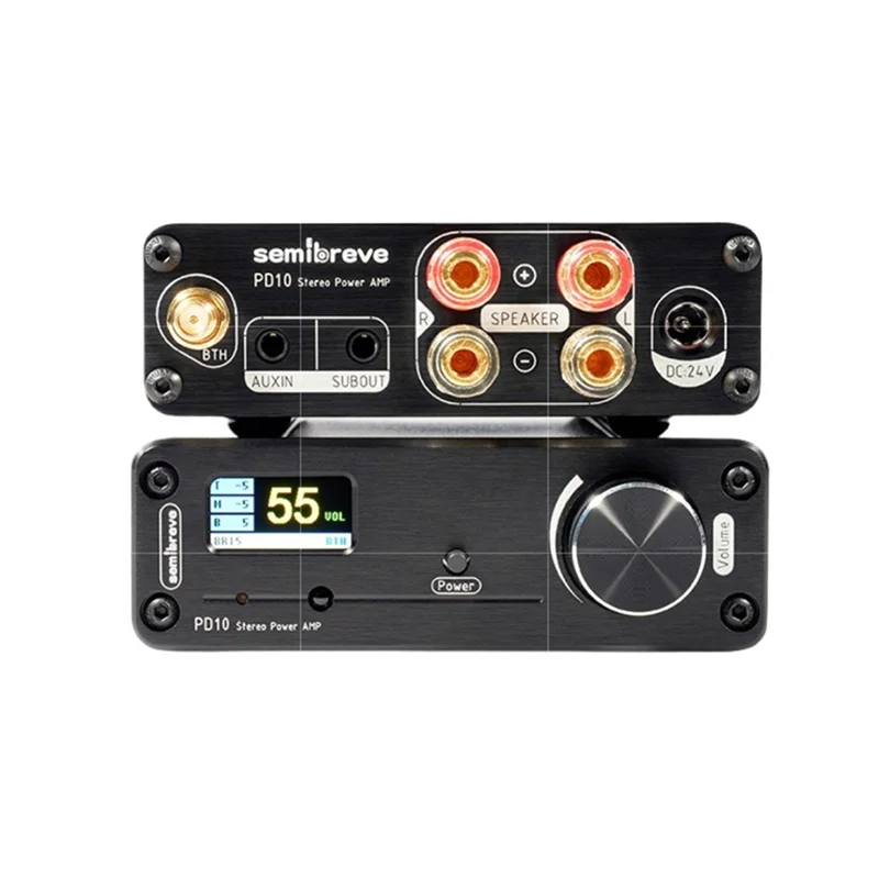 

QCC3040+TPA3116×2 Bluetooth 5.2 Digital Amplifier 100W*2 Stereo with Volume Adjustment ES9038Q2M Decoding Amplifier
