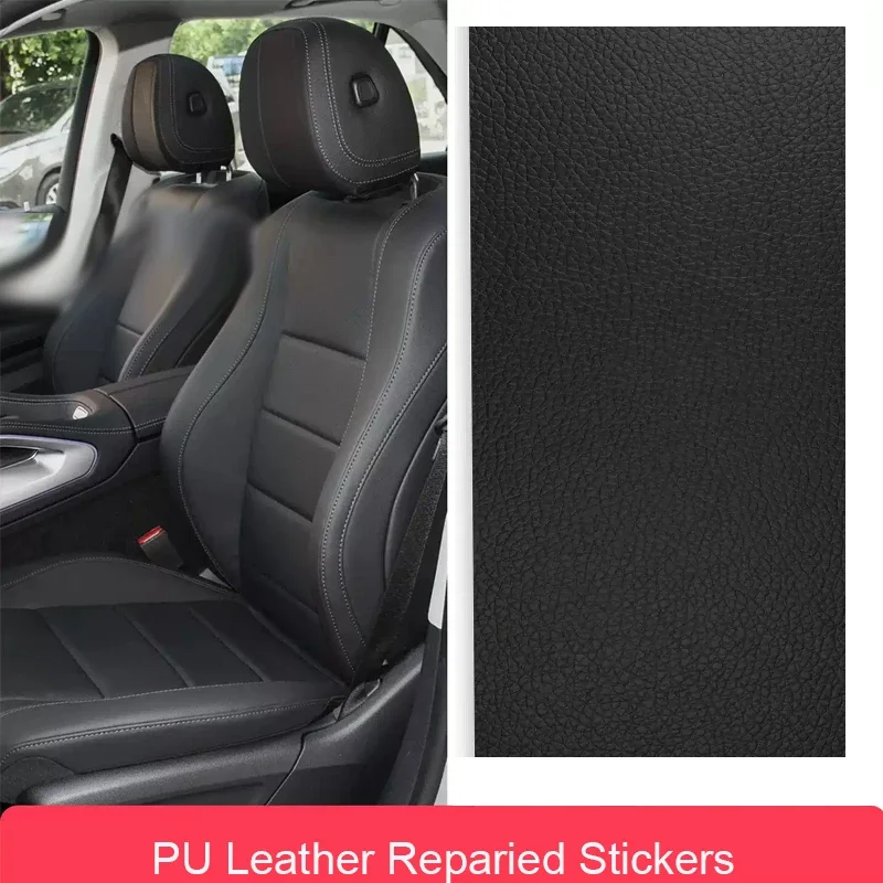 

Wear-resistant 30*100cm Car Self Adhesive PU Leather Sticker DIY For Car Seat Inner Door Trunk Scratch-resistant Protect Sticker