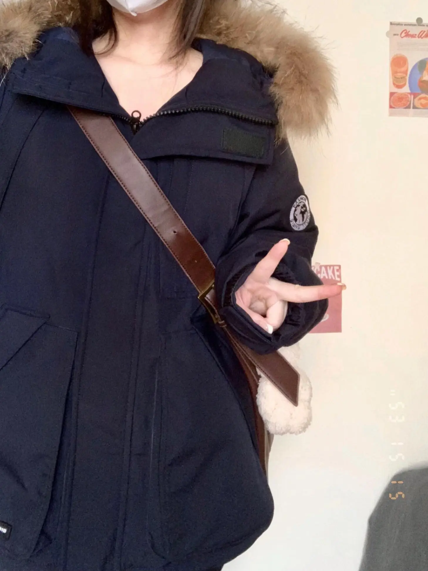 

Parkas Doublesidef Womens Winter Midi Pure Athleisure Unique Fur Wrapped Down Long Cotton-Padded Lady'S Slim Waterproof Drawcord