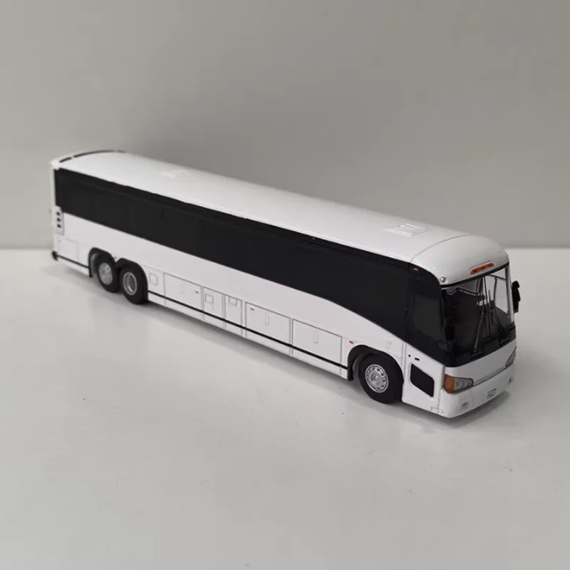 IR HO 1/87 مقياس MCI Motorcoach BUS سبيكة محاكاة نموذج سيارة مجموعة ثابتة زينت عطلة لعبة هدية تذكارية
