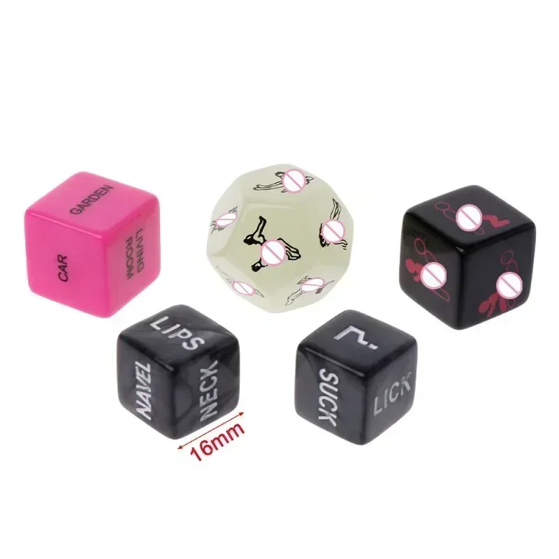 Colored Dice Set Date Night Dice Game Idea Romantic Couple Date Night Game Action Decision Dice Games for Couple Sex Dices