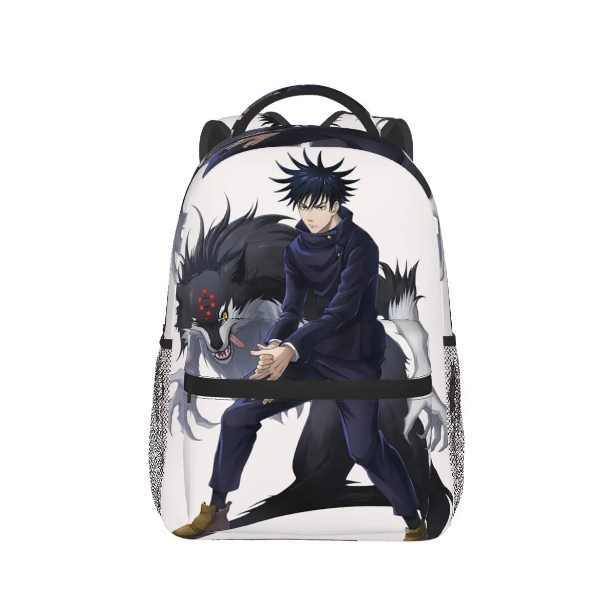 Jujutsu Kaisen Anime Gojo Satoru Wolf Backpack Hot Sale Daypack Large Capacity Children BookBag School Bag Shoulder Bags