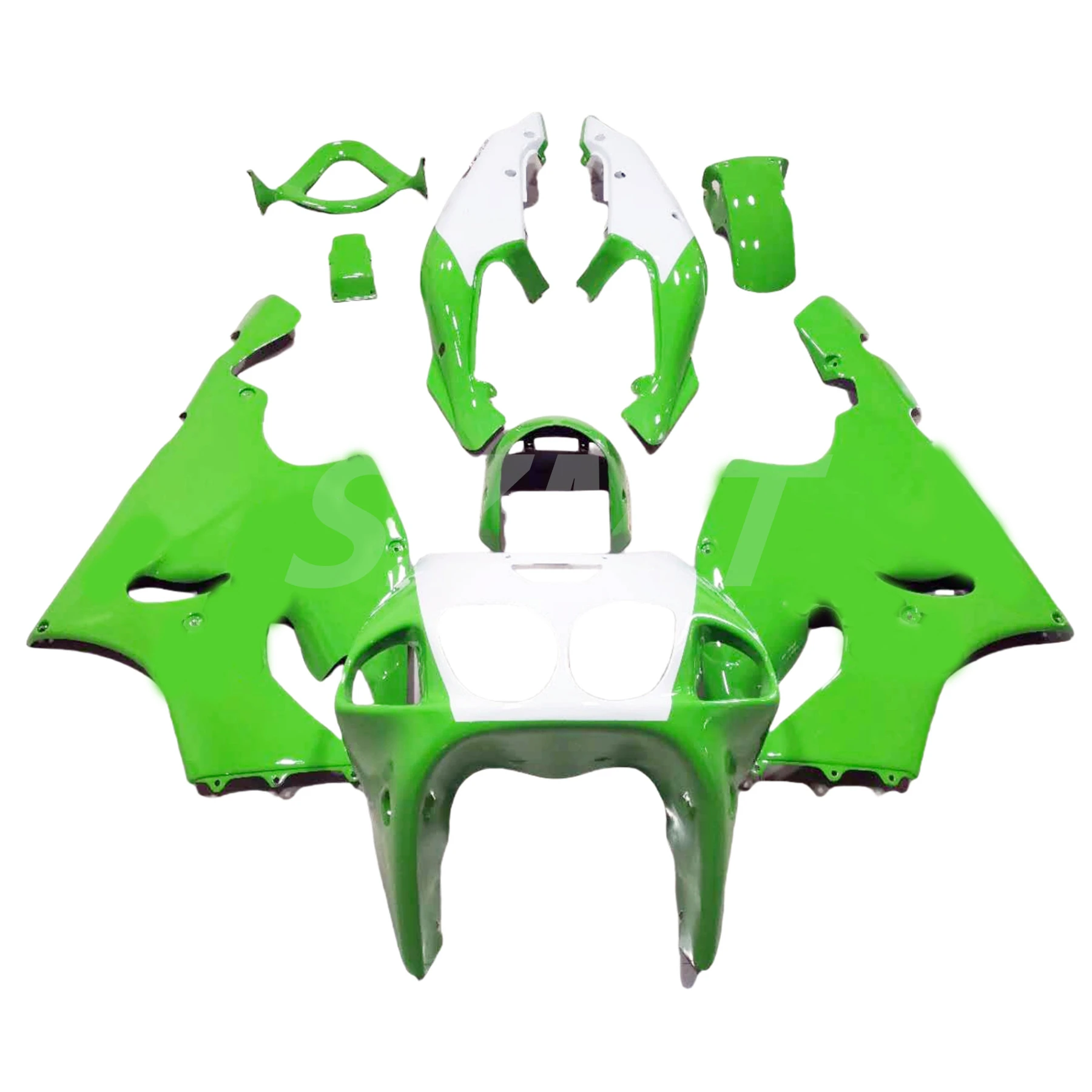 

Motorcycle Fairings Kit For KAWASAKI Ninja ZX7R 96-03 ZX 7R 1996 1997 1999 2000 2003 ABS Green White Black Bodywork Set