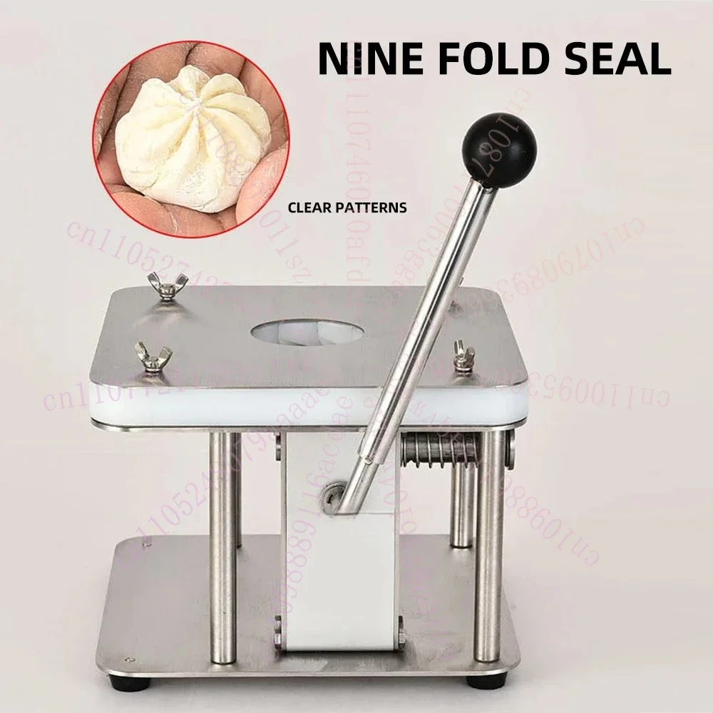 Stainless Steel Dough Pressing Machine Semi-Automatic Bun Maker Device Kitchen Tool